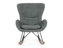 Susan Modern Blue Leatherette Lounge Chair