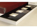 Impera Modern Black and White Lacquer Walk-on Platform Bed