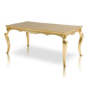 Imperial Transitional Gold Crocodile Dining Table