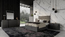 Lucia - Italian Modern Matte Grey / Elm Grey Bed