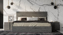 Lucia - Italian Modern Matte Grey / Elm Grey Bedroom Set