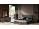 Rado - Modern Walnut & Volcanic Slate Bedroom set