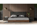 Rado - Modern Walnut & Volcanic Slate Bedroom set