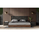 Rado - Modern Walnut & Volcanic Slate Bedroom set