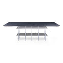 Inverness - Contemporary Black Oak + Acrylic Dining Table