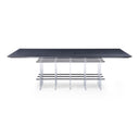 Inverness - Contemporary Black Oak + Acrylic Dining Table