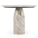 Isaac - Modern Natural Marble Round Coffee Table