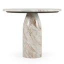Isaac - Modern Natural Marble Round Coffee Table