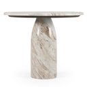 Isaac - Modern Natural Marble Round Coffee Table
