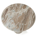 Isaac - Modern Natural Marble Round Coffee Table
