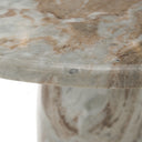 Isaac - Modern Natural Marble Round Coffee Table