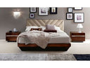 Roma Italian Modern Walnut Nightstand