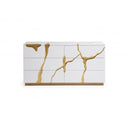 Aspen Modern White Mirror