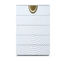 G1869 - White + Gold Buffet