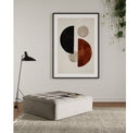 Nolden - Modern Modular Grey Fabric Armless Seat