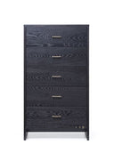 Wales Modern Smoked Ash Chest