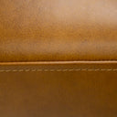 Jacoba - Modern Camel Leather Rectangular Ottoman