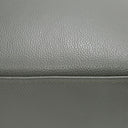 Jacoba - Modern Dark Grey Leather Rectangular Ottoman