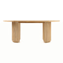 Jacobson - Modern Natural Acacia Oval Dining Table