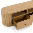 Jacobson - Modern Natural Acacia TV Stand