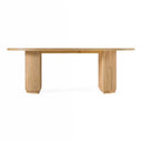 Jacobson - Modern Natural Acacia Oval Large Dining Table