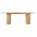 Jacobson - Modern Natural Acacia Oval Large Dining Table