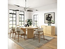 Jacobson - Modern Natural Acacia Oval Large Dining Table