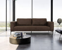 Jada - Modern Brown Fabric Loveseat