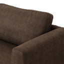 Jada - Modern Brown Fabric Loveseat