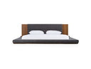 Bronx Italian Modern Faux Concrete & Grey Bed