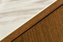 James - Contemporary Walnut & White Buffet