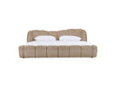 Janine - Modern Tan Fabric Bed
