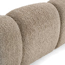 Janine - Modern Tan Fabric Bed