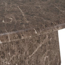 Jaya - Modern Faux Marble Concrete Oval Dining Table