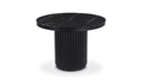 Tower Dining Table Black Marble