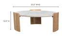 Dala Coffee Table White