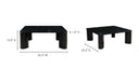 Segment Coffee Table Jetty Black