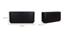 Povera 4 Door Sideboard Black