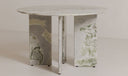 Celia Round Dining Table Green Onyx Marble