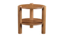 OLSEN ACCENT TABLE VINTAGE BROWN