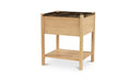Elio Nightstand Dark Emperador Marble
