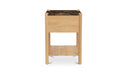 Elio Nightstand Dark Emperador Marble