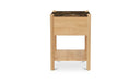 Elio Nightstand Dark Emperador Marble