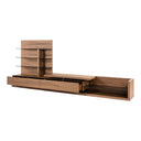 Jefferson - Mid-Century Modern Reversible Walnut Entertainment Center