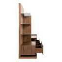 Jefferson - Mid-Century Modern Reversible Walnut Entertainment Center