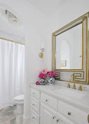 Aged Brass Amherst Wall Sconce 5" by Hudson Valley, view 2