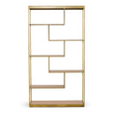 Jessica - Modern Oak & Brass Bookshelf