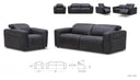 Nouveau Jessop - Modern Brown Leather Recliner Chair