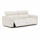 Nouveau Jessop - Modern Leather Sofa 2 Recliners