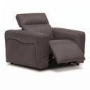 Nouveau Jessop - Modern Dark Grey Leather Recliner Chair
